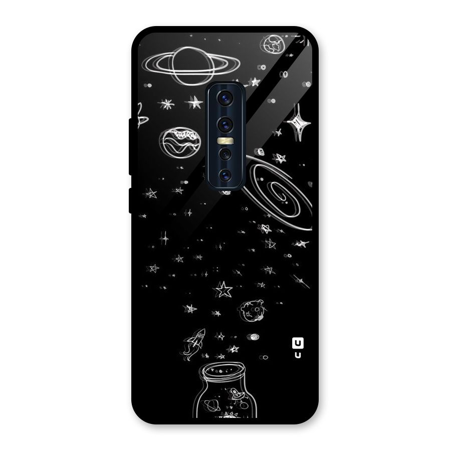 Bottle Of Stars Glass Back Case for Vivo V17 Pro