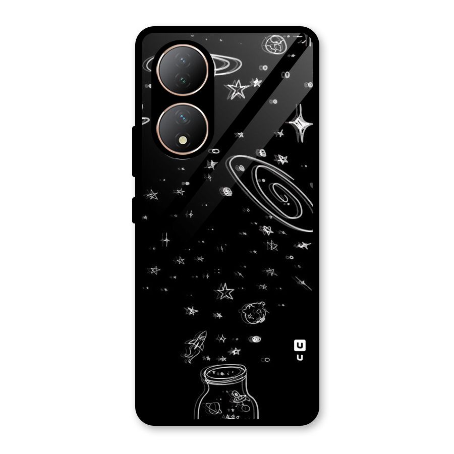 Bottle Of Stars Glass Back Case for Vivo Y100A
