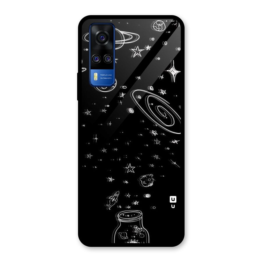 Bottle Of Stars Glass Back Case for Vivo Y31