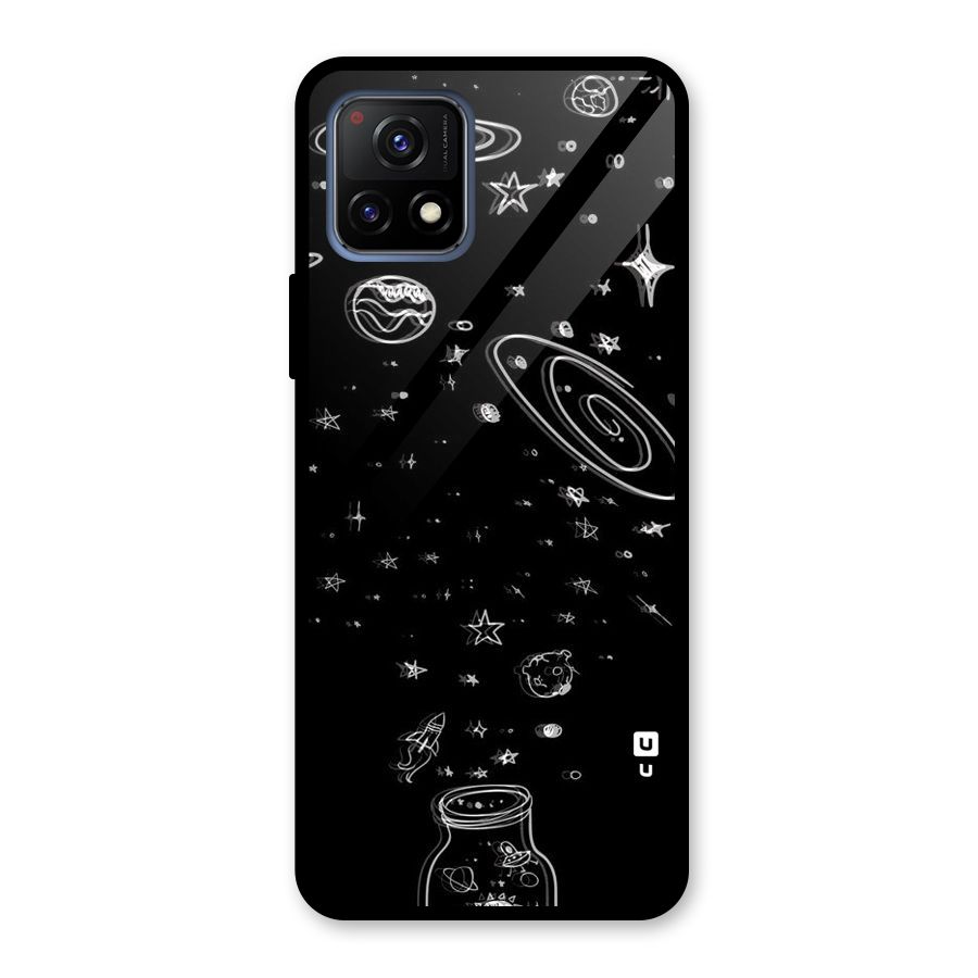 Bottle Of Stars Glass Back Case for Vivo Y72 5G