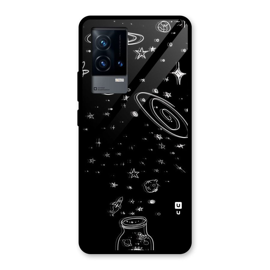 Bottle Of Stars Glass Back Case for iQOO 9 5G