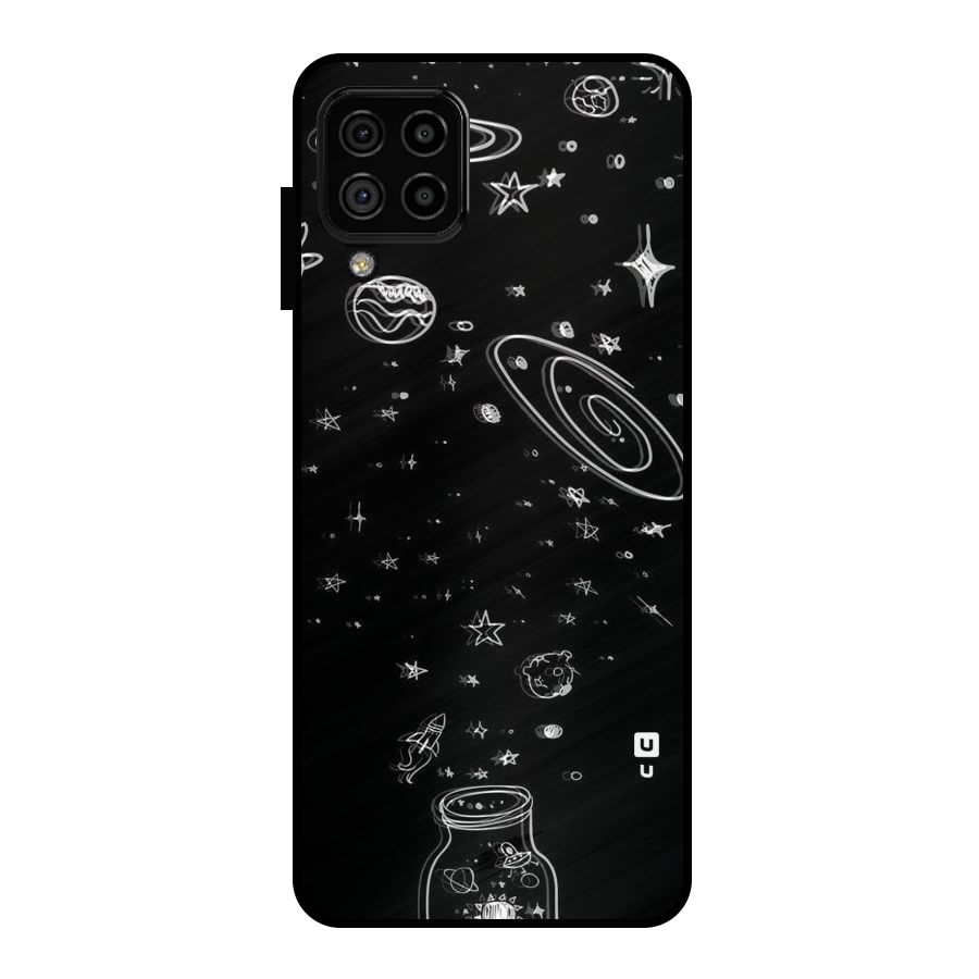 Bottle Of Stars Metal Back Case for Galaxy A22 4G