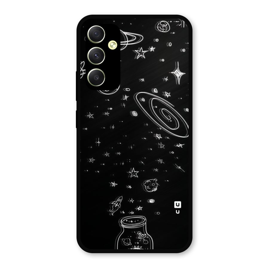 Bottle Of Stars Metal Back Case for Galaxy A34