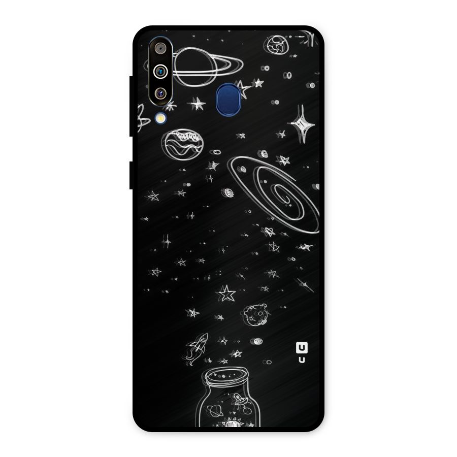 Bottle Of Stars Metal Back Case for Galaxy M30