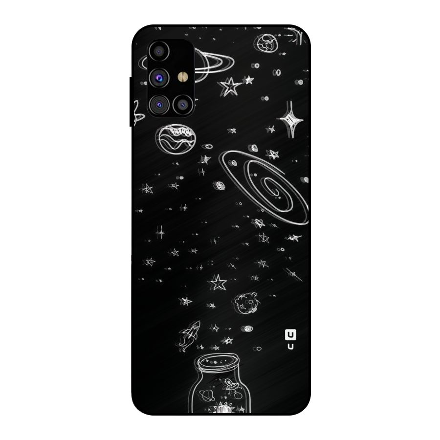 Bottle Of Stars Metal Back Case for Galaxy M31s
