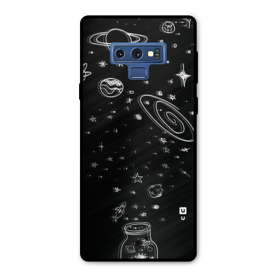 Bottle Of Stars Metal Back Case for Galaxy Note 9