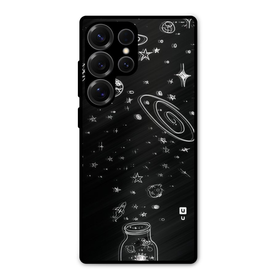 Bottle Of Stars Metal Back Case for Galaxy S25 Ultra