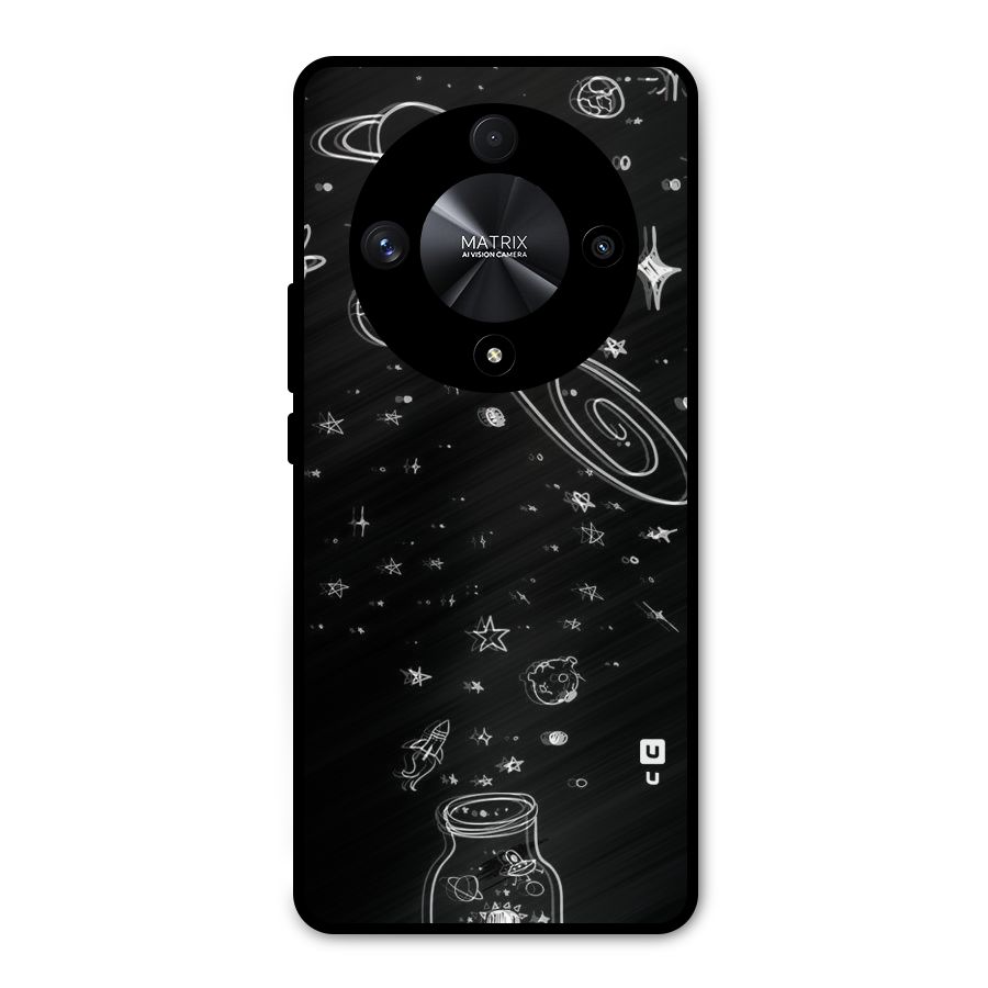 Bottle Of Stars Metal Back Case for Honor X9b