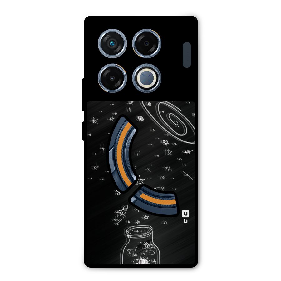 Bottle Of Stars Metal Back Case for Infinix GT 20 Pro