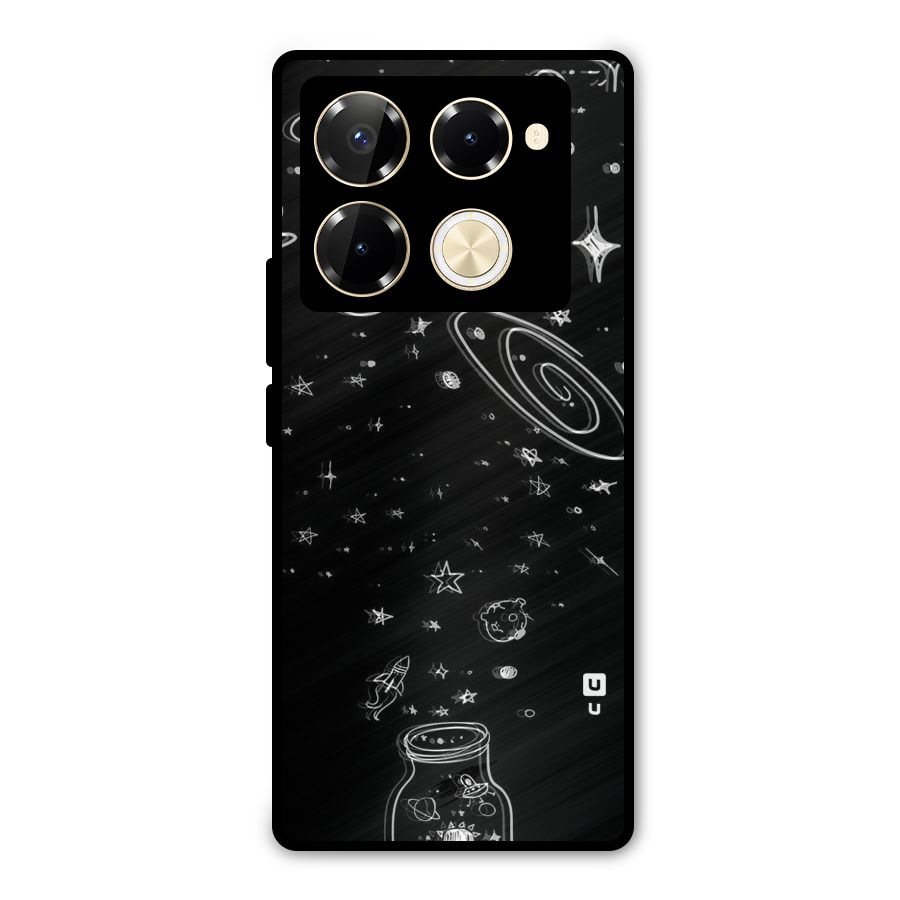 Bottle Of Stars Metal Back Case for Infinix Note 40 Pro Plus