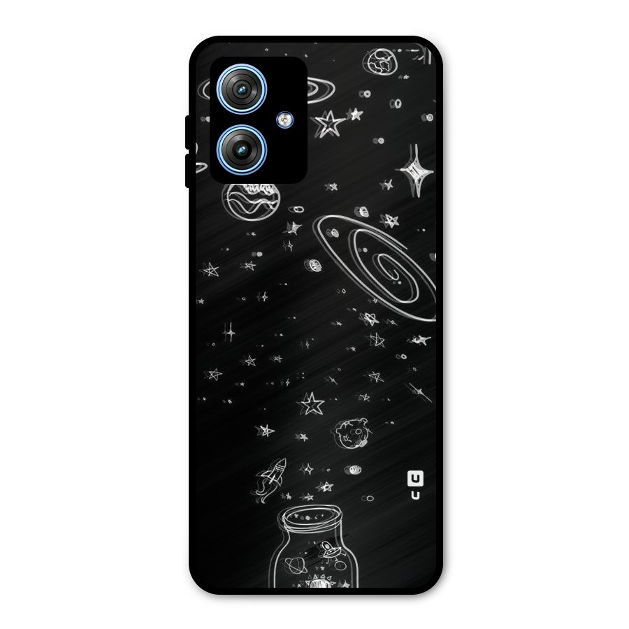 Bottle Of Stars Metal Back Case for Moto G54