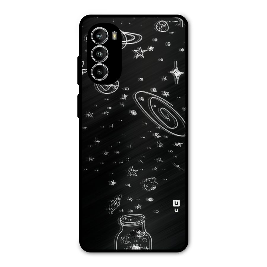 Bottle Of Stars Metal Back Case for Moto G82