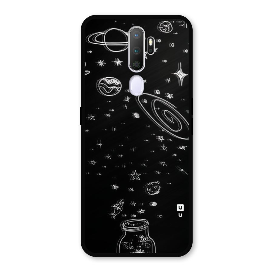 Bottle Of Stars Metal Back Case for Oppo A9 (2020)