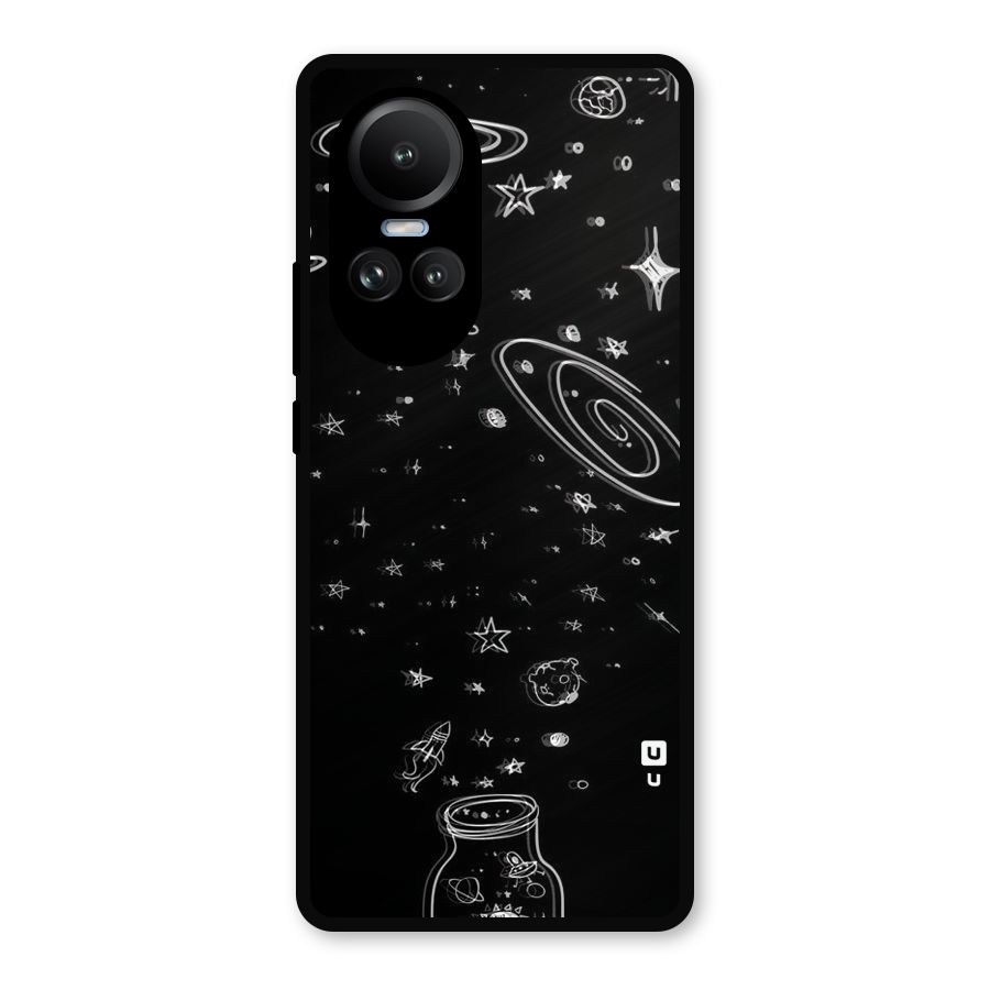 Bottle Of Stars Metal Back Case for Oppo Reno10