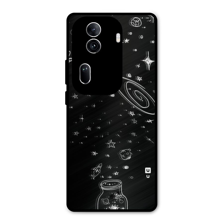 Bottle Of Stars Metal Back Case for Oppo Reno11 Pro 5G