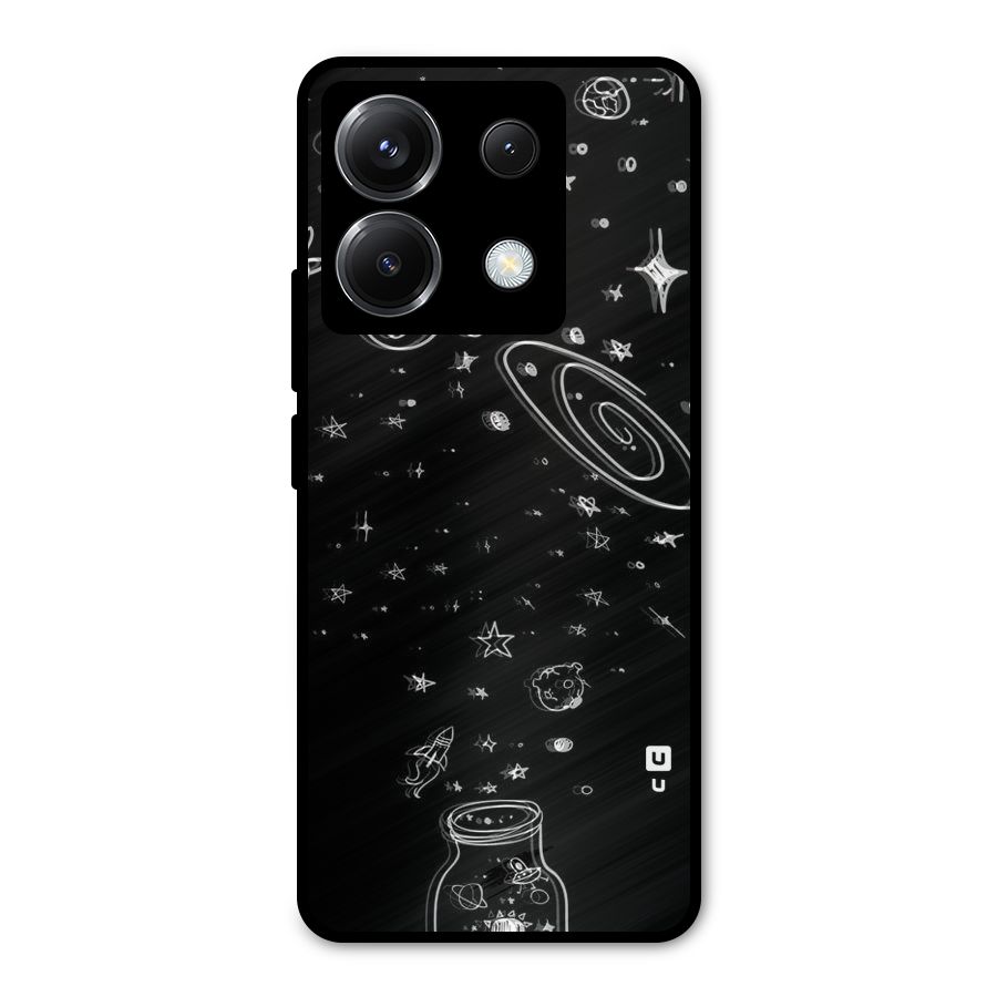 Bottle Of Stars Metal Back Case for Poco X6