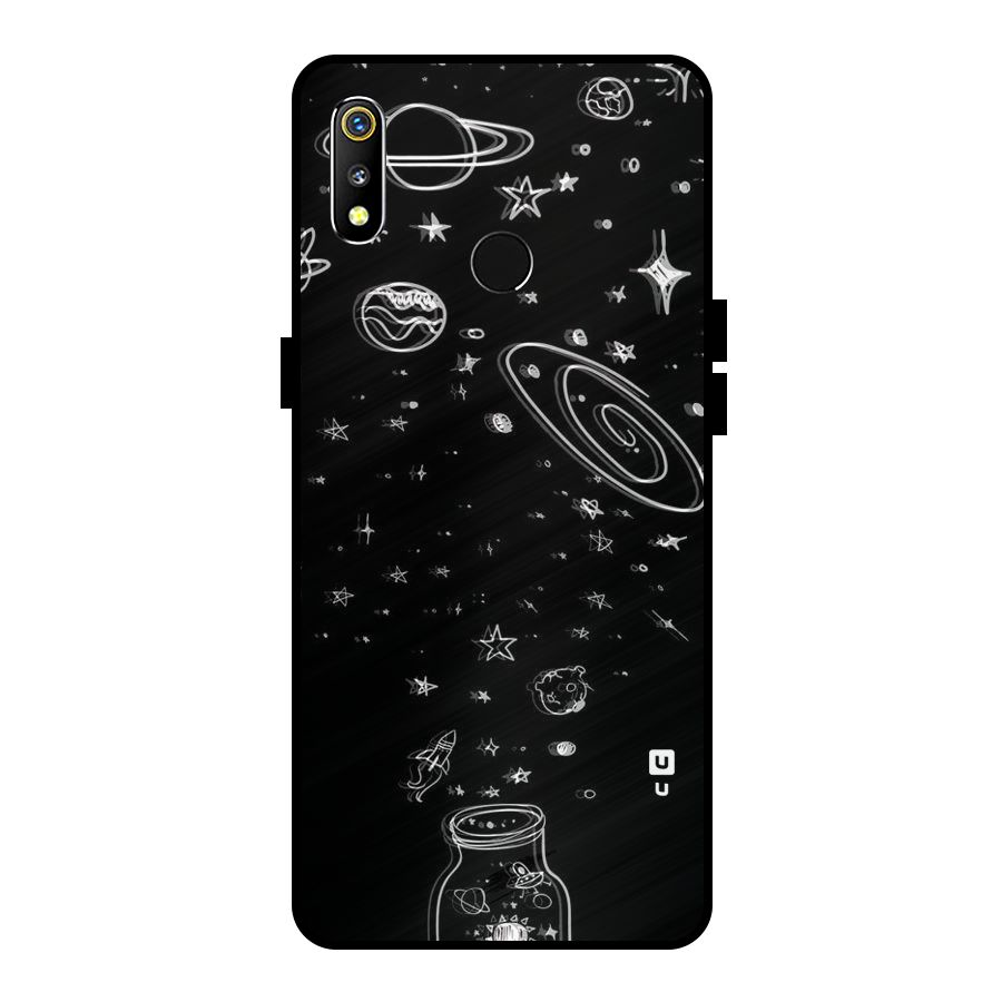 Bottle Of Stars Metal Back Case for Realme 3