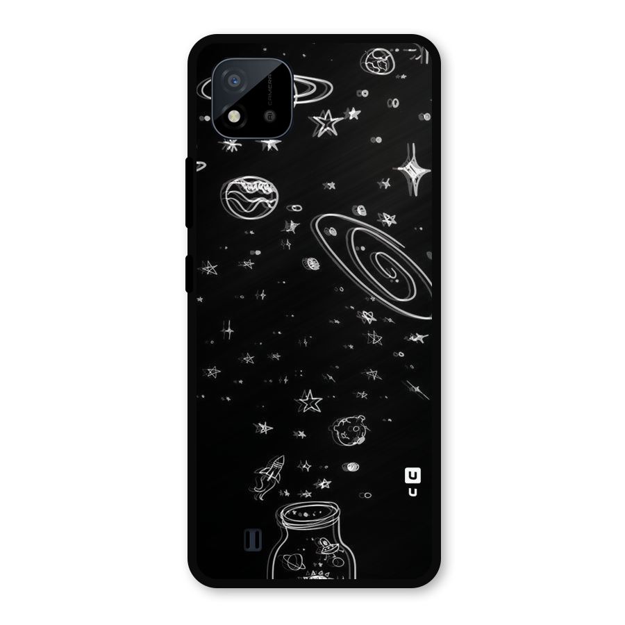 Bottle Of Stars Metal Back Case for Realme C11 2021