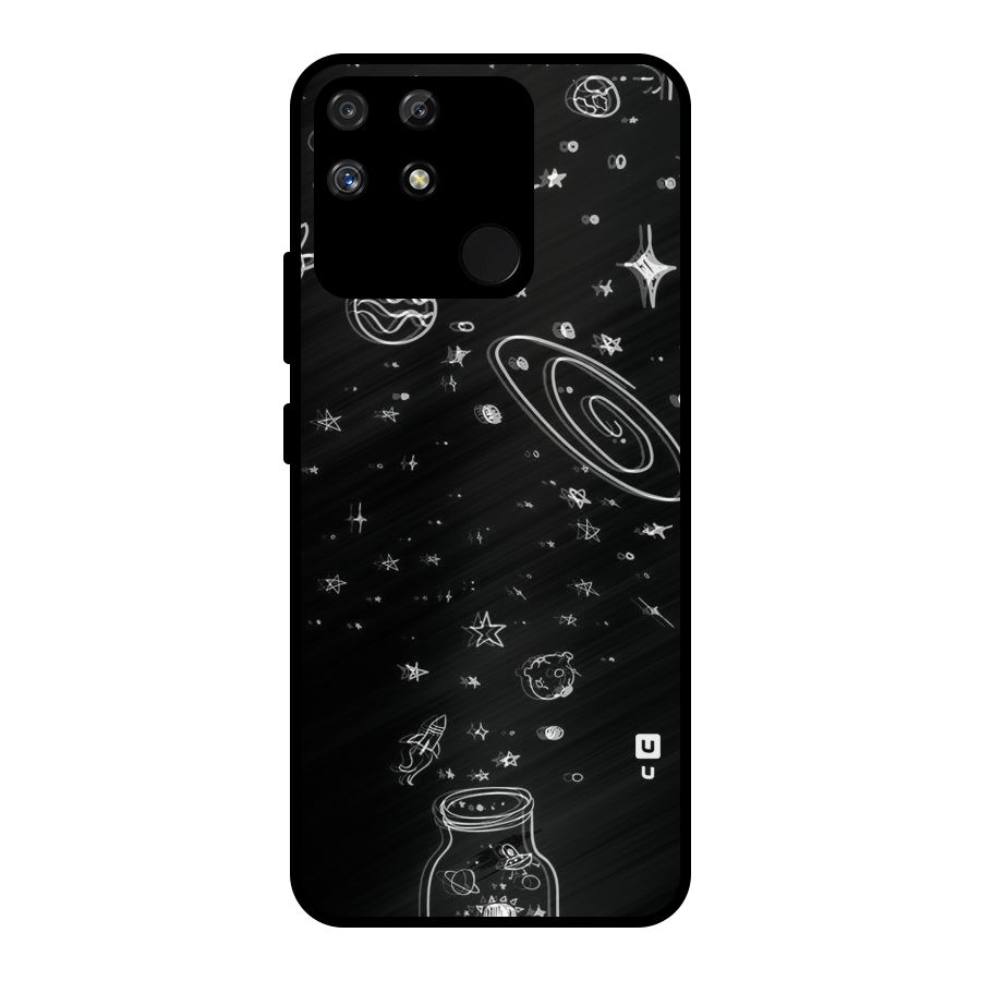 Bottle Of Stars Metal Back Case for Realme Narzo 50A
