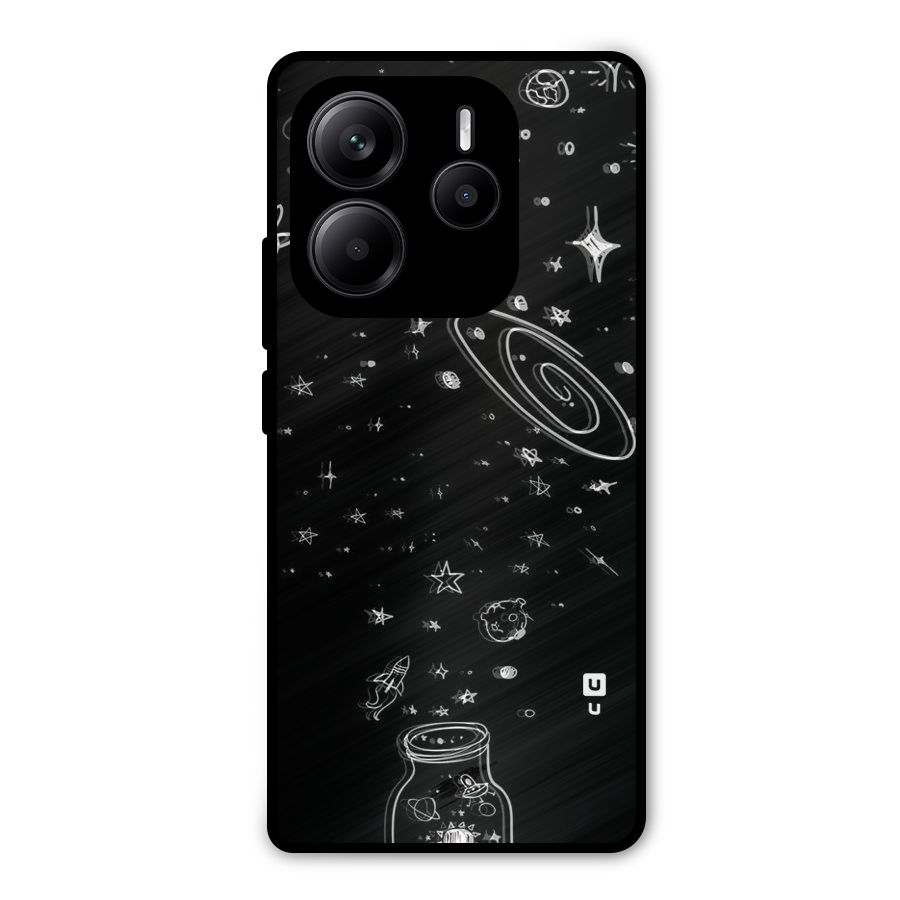Bottle Of Stars Metal Back Case for Redmi Note 14 5G