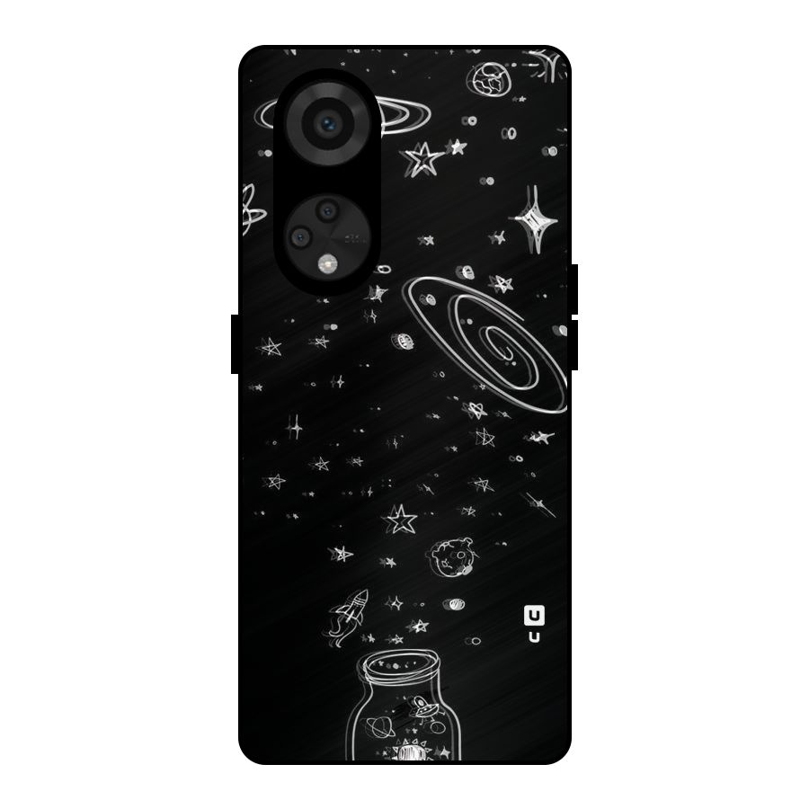 Bottle Of Stars Metal Back Case for Reno8 T 5G