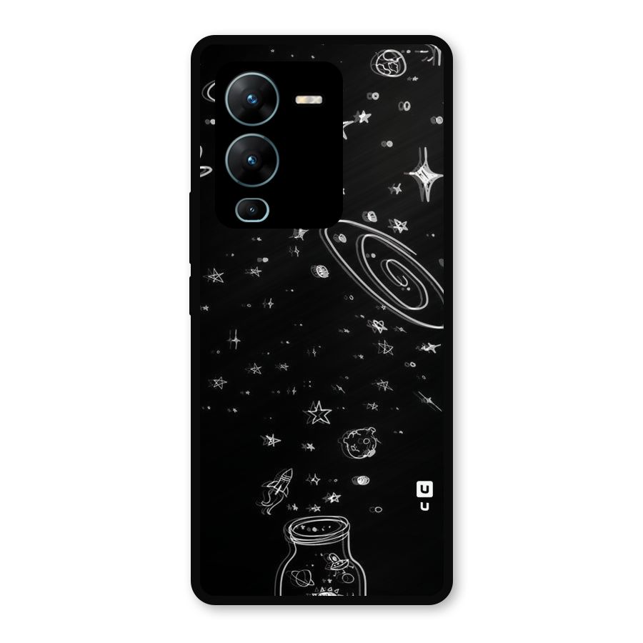Bottle Of Stars Metal Back Case for Vivo V25 Pro