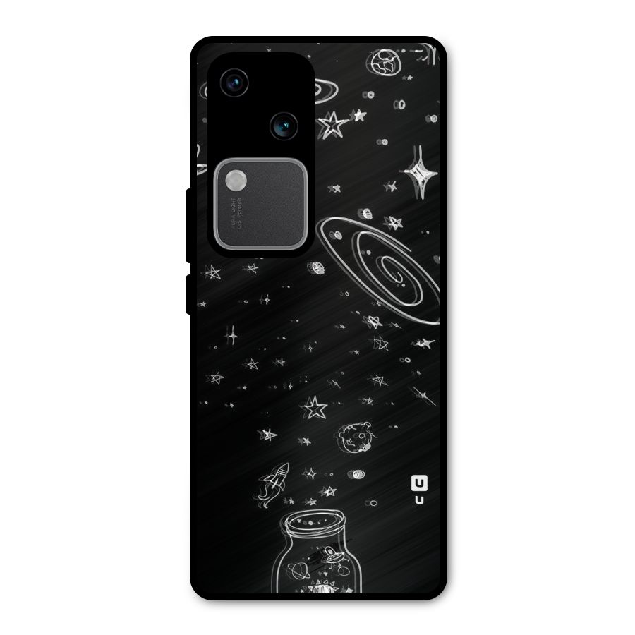Bottle Of Stars Metal Back Case for Vivo V30 Pro