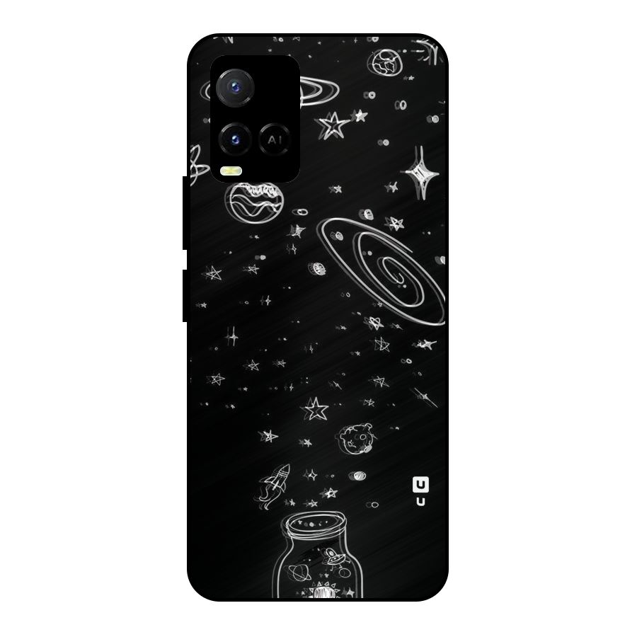 Bottle Of Stars Metal Back Case for Vivo Y21T