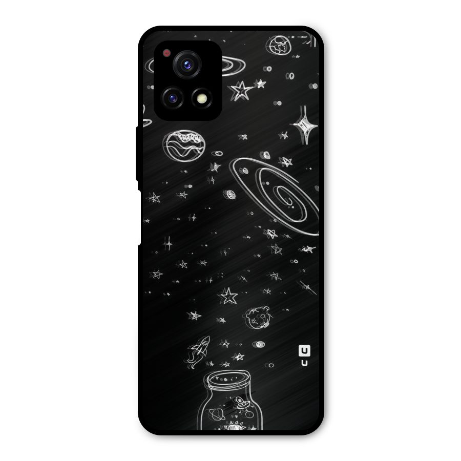 Bottle Of Stars Metal Back Case for Vivo Y72 5G