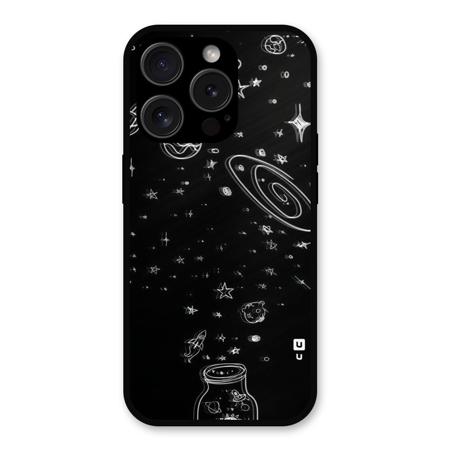 Bottle Of Stars Metal Back Case for iPhone 15 Pro