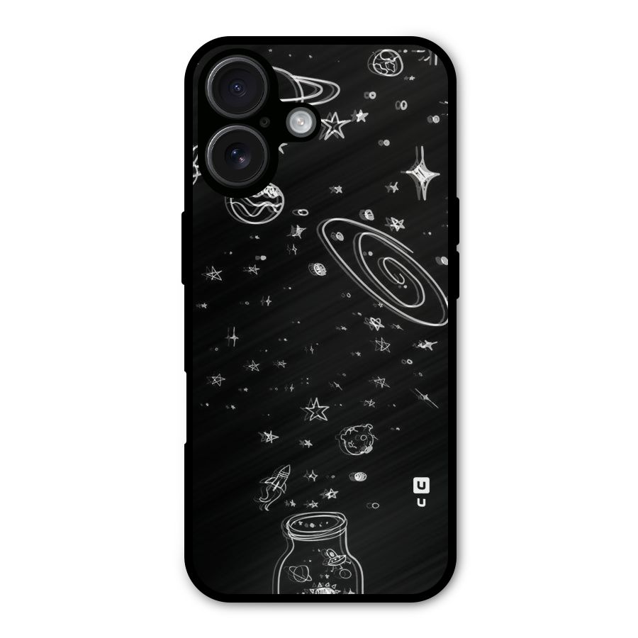 Bottle Of Stars Metal Back Case for iPhone 16