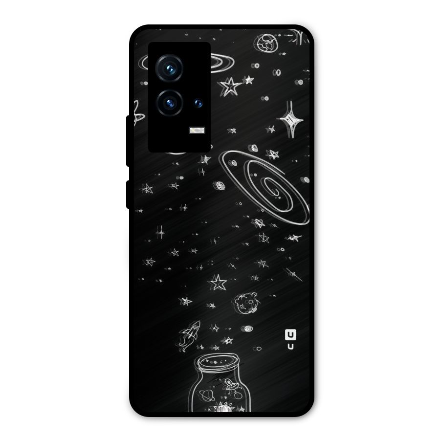 Bottle Of Stars Metal Back Case for iQOO 9 5G