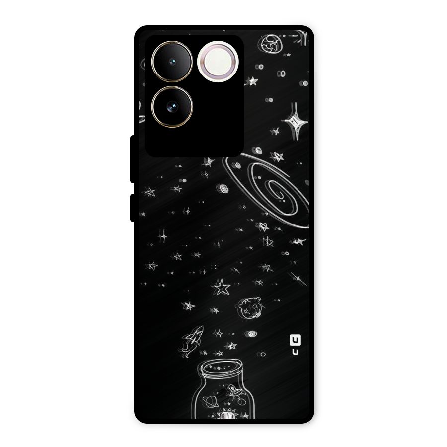 Bottle Of Stars Metal Back Case for iQOO Z7 Pro
