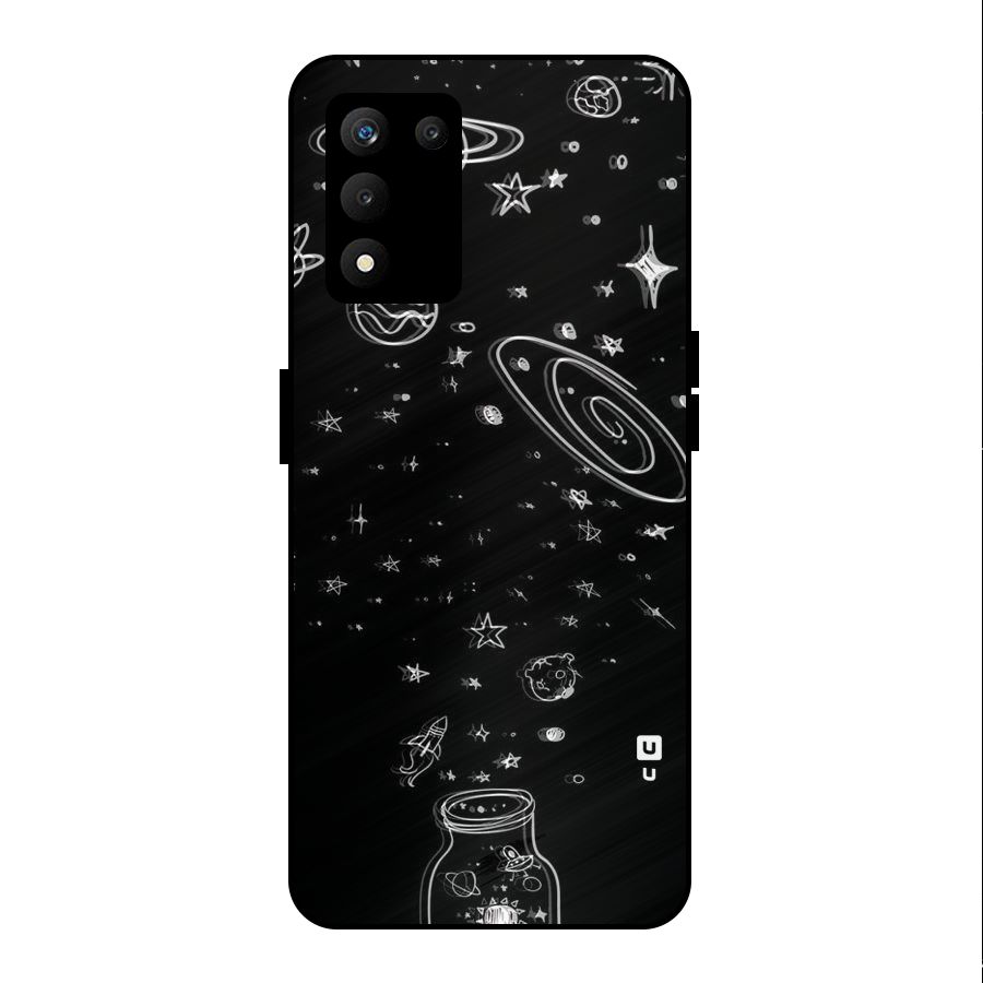 Bottle Of Stars Metal Back Case for realme 9 5G SE