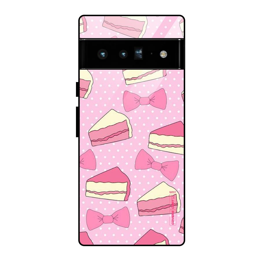 Bow Cake Glass Back Case for Google Pixel 6 Pro