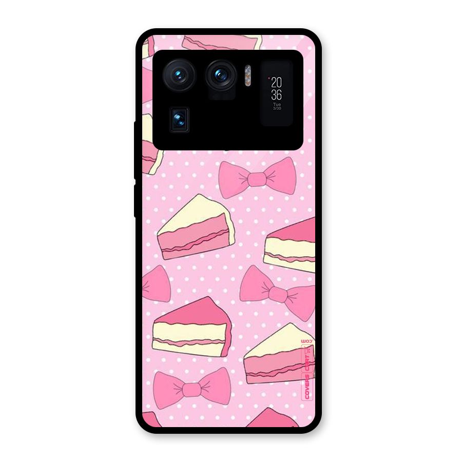 Bow Cake Glass Back Case for Mi 11 Ultra