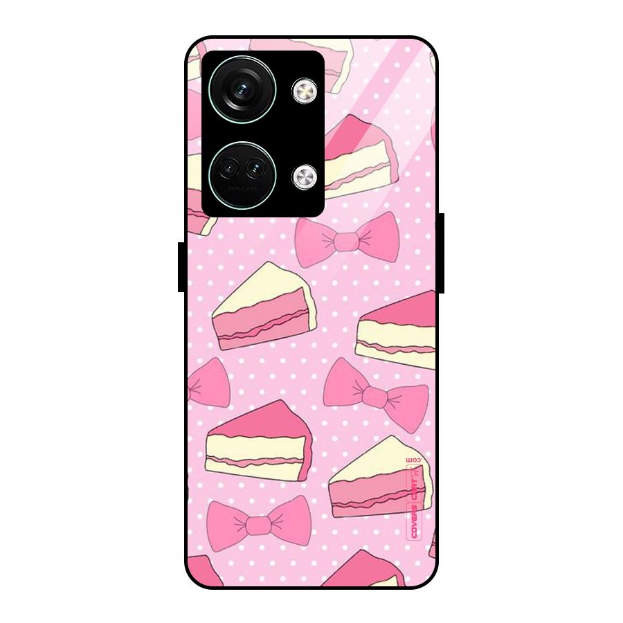 Bow Cake Glass Back Case for Oneplus Nord 3