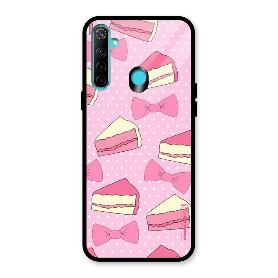 Bow Cake Glass Back Case for Realme 5
