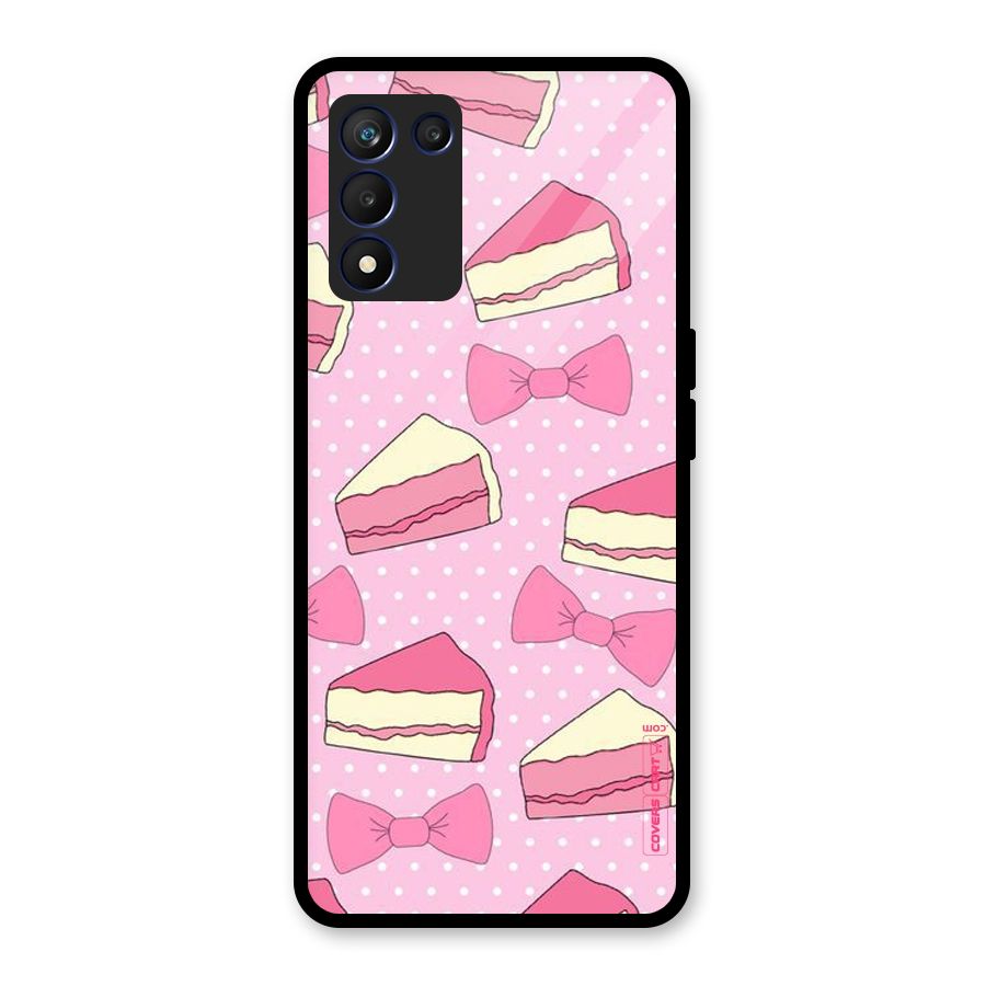Bow Cake Glass Back Case for Realme 9 5G Speed