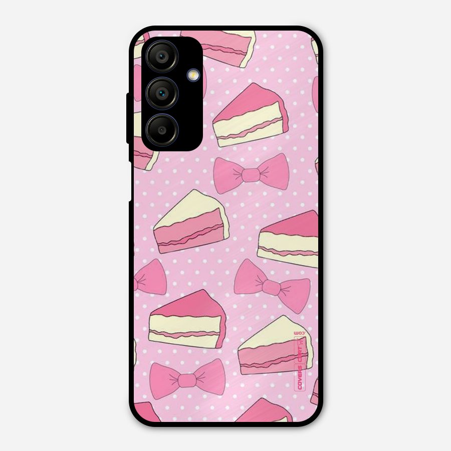 Bow Cake Metal Back Case for Galaxy A15 5G