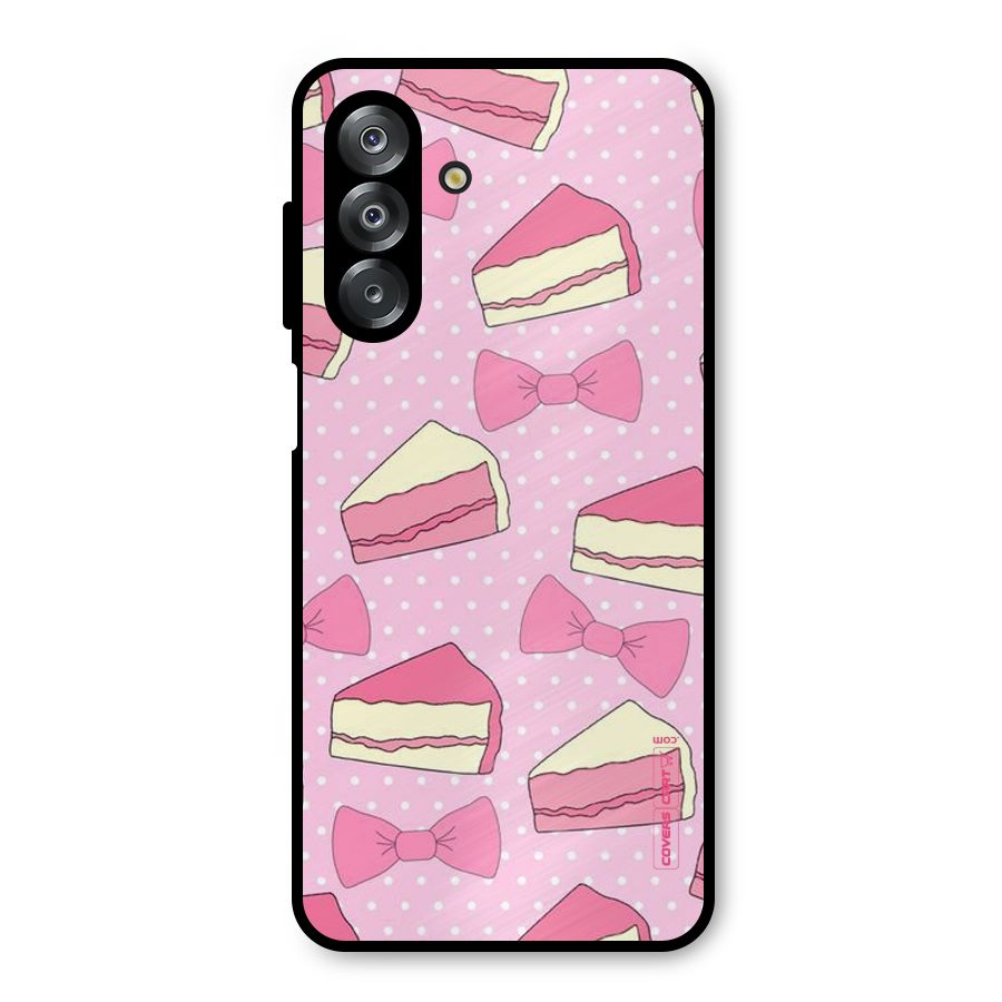 Bow Cake Metal Back Case for Galaxy A26