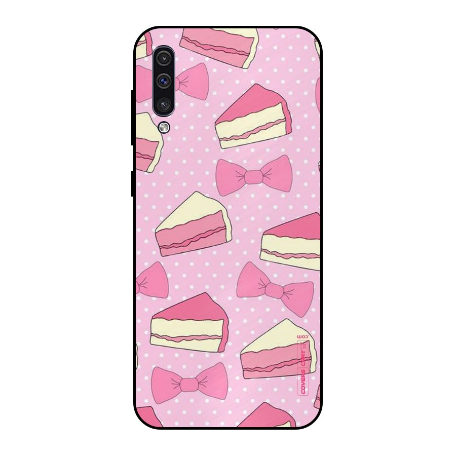Bow Cake Metal Back Case for Galaxy A30s
