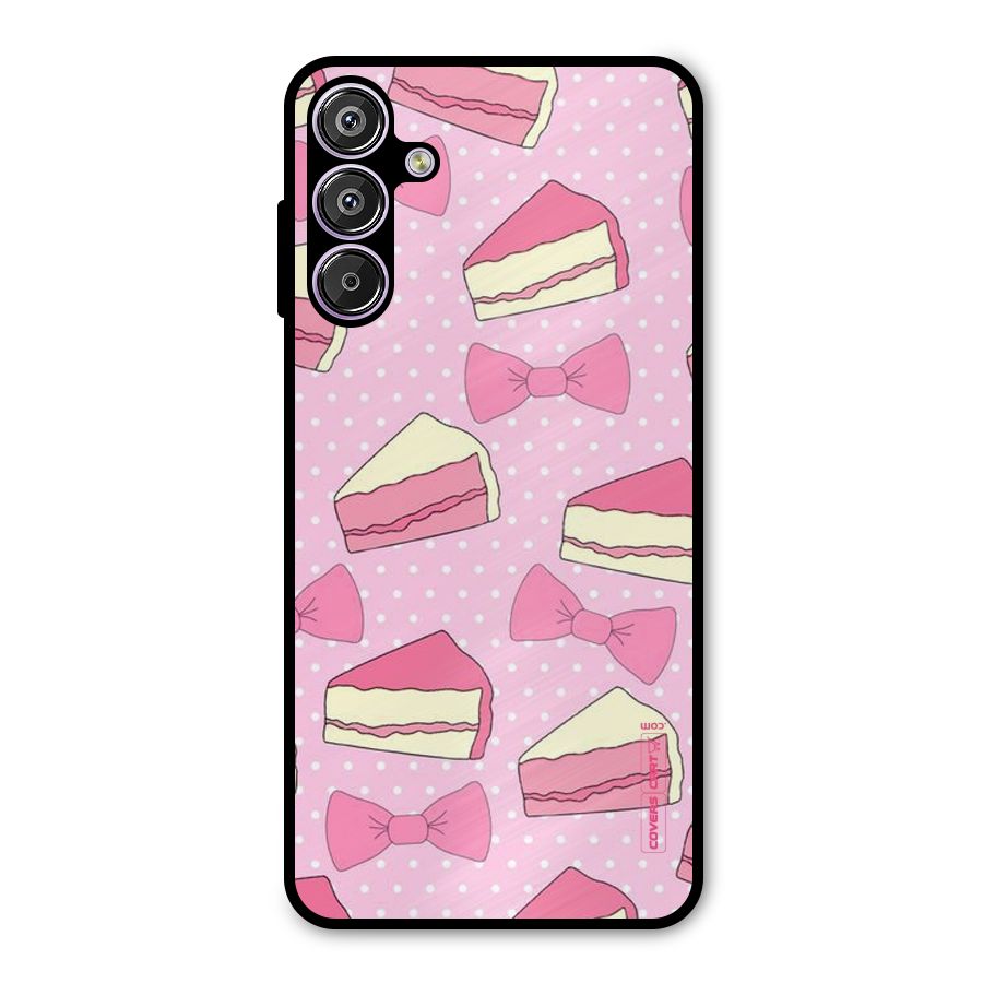 Bow Cake Metal Back Case for Galaxy F15