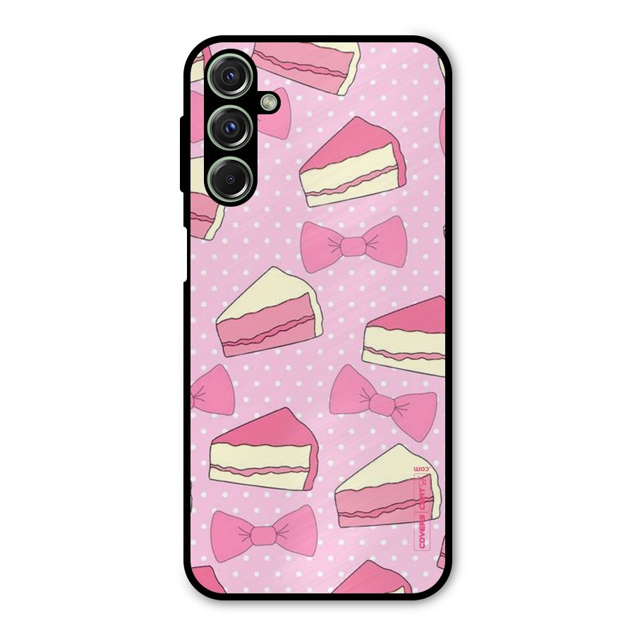 Bow Cake Metal Back Case for Galaxy F34