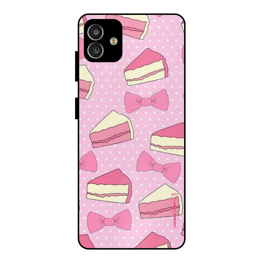 Bow Cake Metal Back Case for Galaxy M13 5G