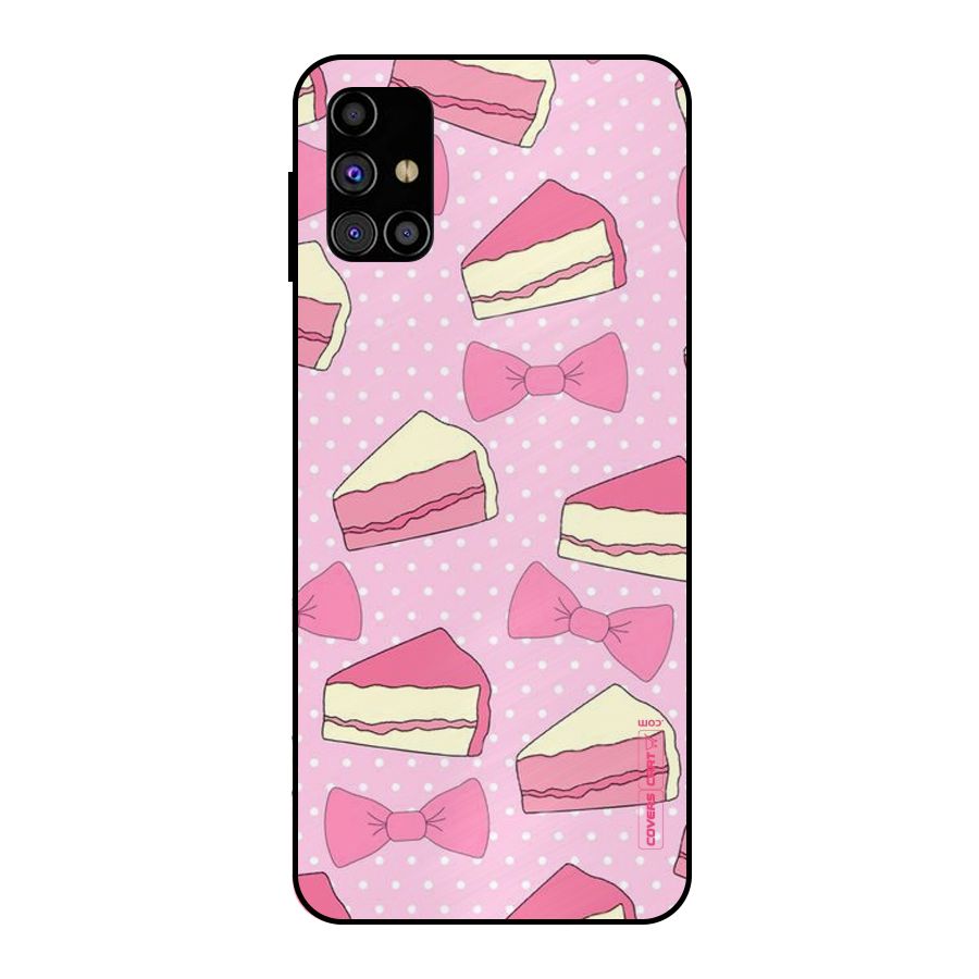 Bow Cake Metal Back Case for Galaxy M31s