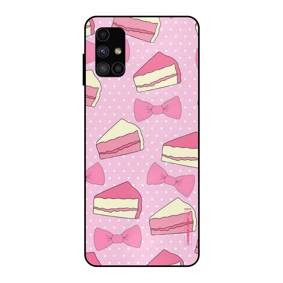 Bow Cake Metal Back Case for Galaxy M51