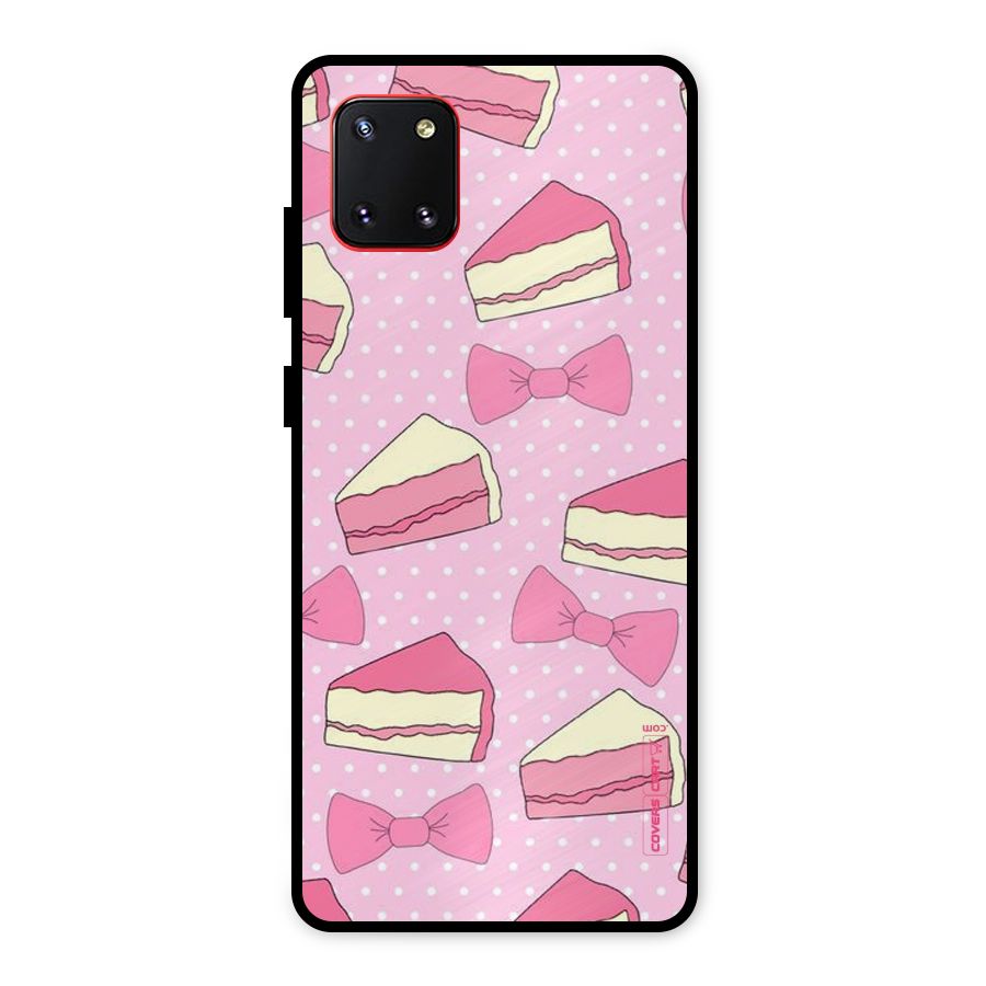 Bow Cake Metal Back Case for Galaxy Note 10 Lite