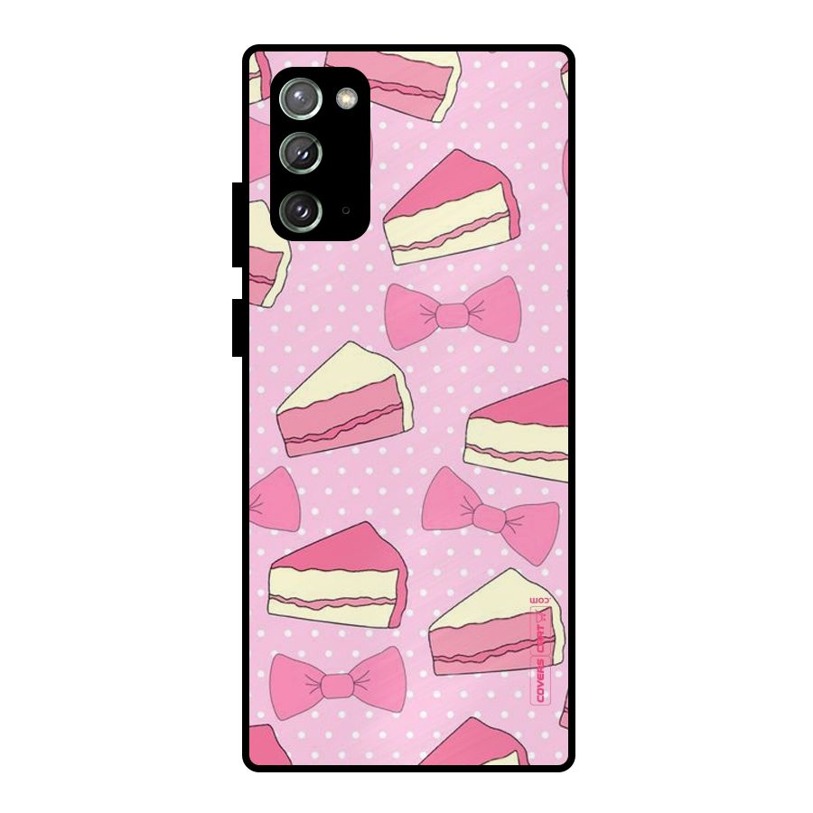 Bow Cake Metal Back Case for Galaxy Note 20