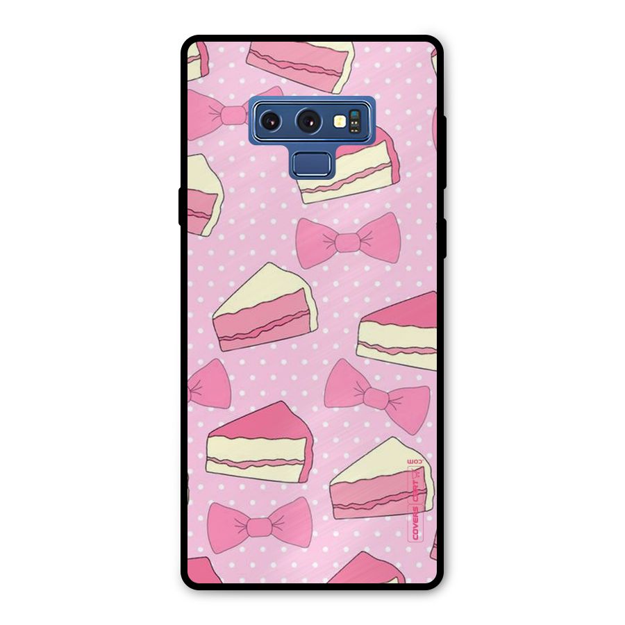 Bow Cake Metal Back Case for Galaxy Note 9